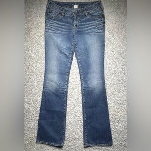 Silver Jeans Womens 30 Aiko Boot Cut Stretch Low Rise Embroidered Streetwear